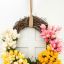 DIY Ombre Tulip Spring & Easter Wreath