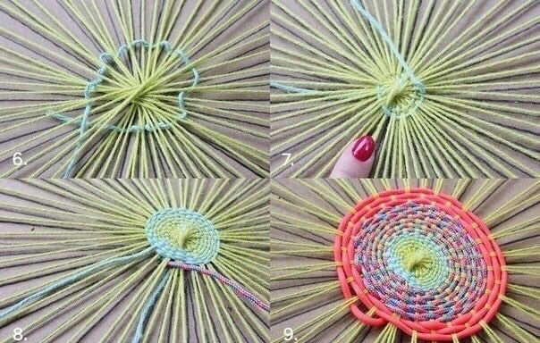 How to Make Woven Circle Mat