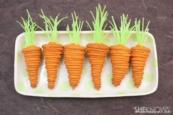 3D Stacked Cookie Carrots 3D Stacked Cookie Carrots
