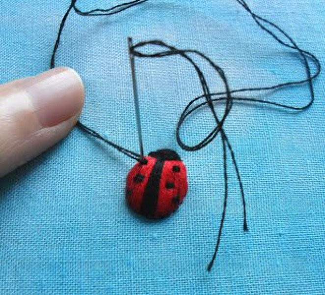 Stumpwork Ladybird Tutorial