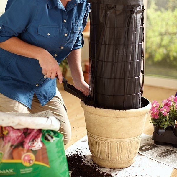 HOW TO MAKE FLOWER TOWER GARDEN HOW TO MAKE FLOWER TOWER GARDEN