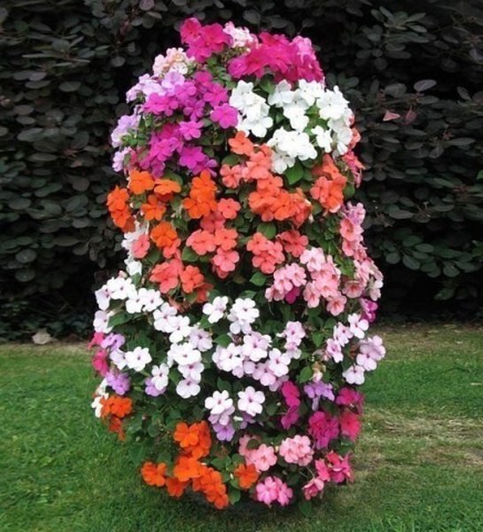 How to make Flower Tower Garden