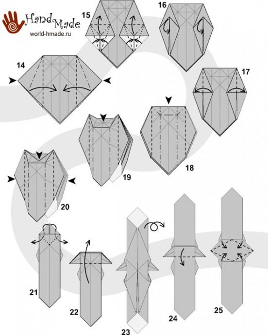 How to make an origami Fiery Dragon