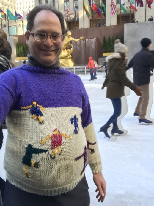 Guy Knits Sweaters Of Places And Then Goes To Those Places While Wearing Them. #1