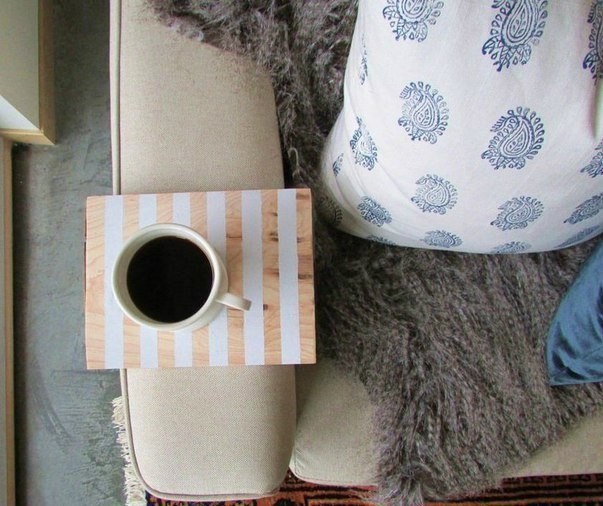DIY Striped Drink Perch DIY Striped Drink Perch