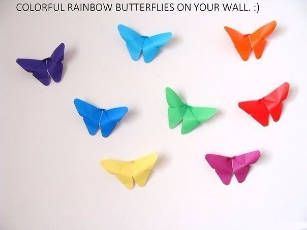 Butterfly Paper Crafts For Home Decoration Step By Step
