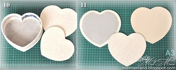 Jewelry Box in Heart shape (Reels of Adhesive Tape)
