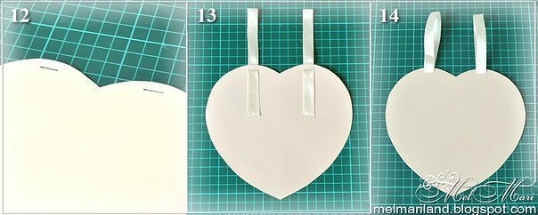 Jewelry Box in Heart shape (Reels of Adhesive Tape)