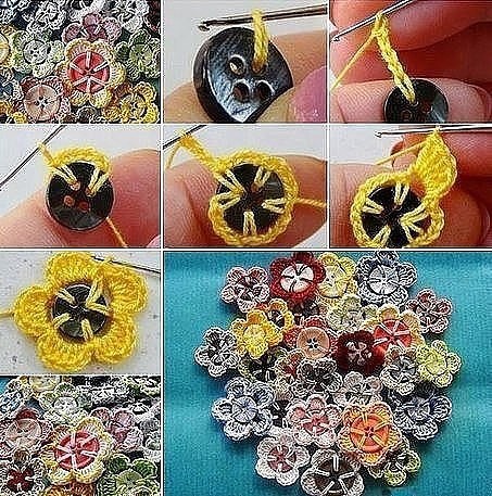 Innovative ways to sew buttons