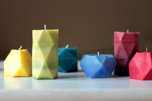 How to Make Faceted Candles