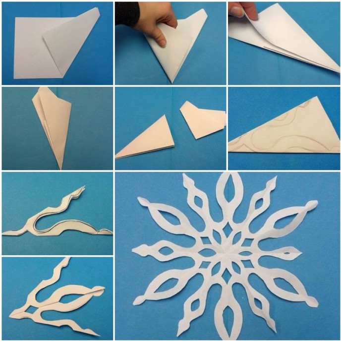 How to Make Easy Paper Snowflakes