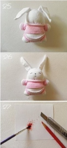 Easy DIY Sock Bunny