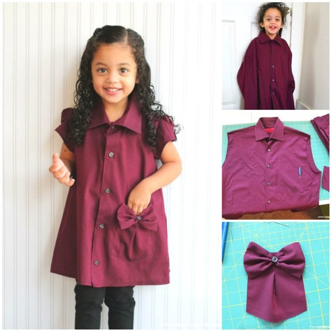 How to transform old shirts into adorable summer dresses for girls