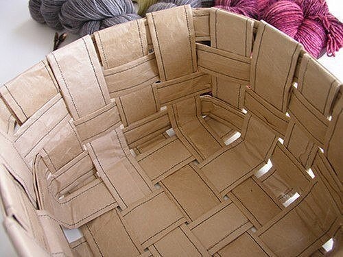 DIY Recycled Paper Basket. I've been looking for this ...