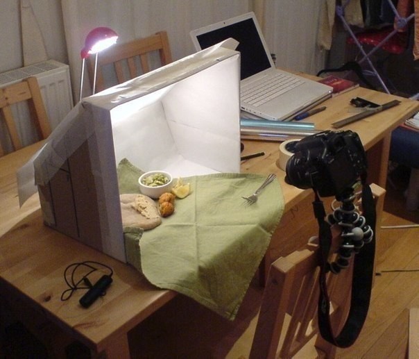 Light Box for Staging Food Photography: Step-by-Step