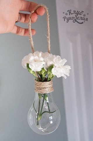 DIY decoration from bulb