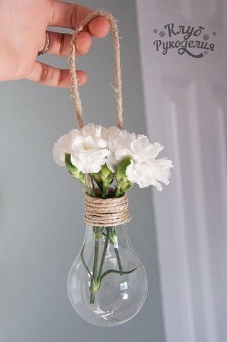 DIY decoration from bulb