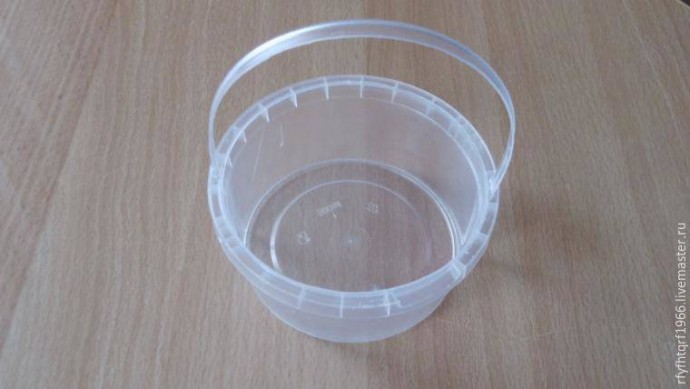 Transform a plastic jar to basket Transform a plastic jar to basket
