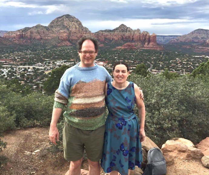Guy Knits Sweaters Of Places And Then Goes To Those Places While Wearing Them. #1