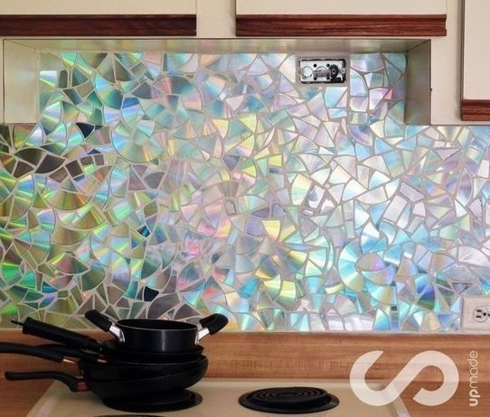 Recycled CD's Wall Decor