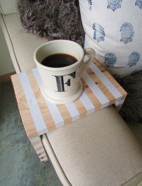 DIY Striped Drink Perch DIY Striped Drink Perch