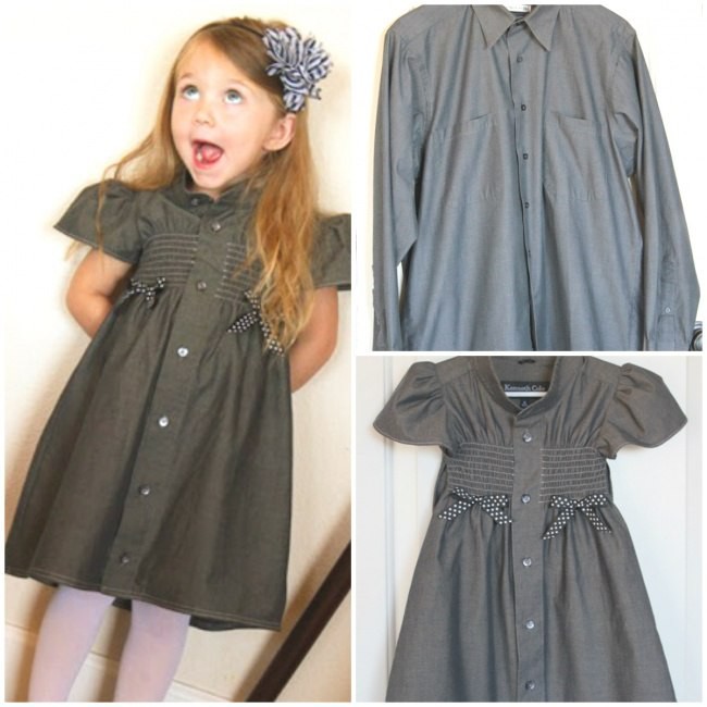 How to transform old shirts into adorable summer dresses for girls
