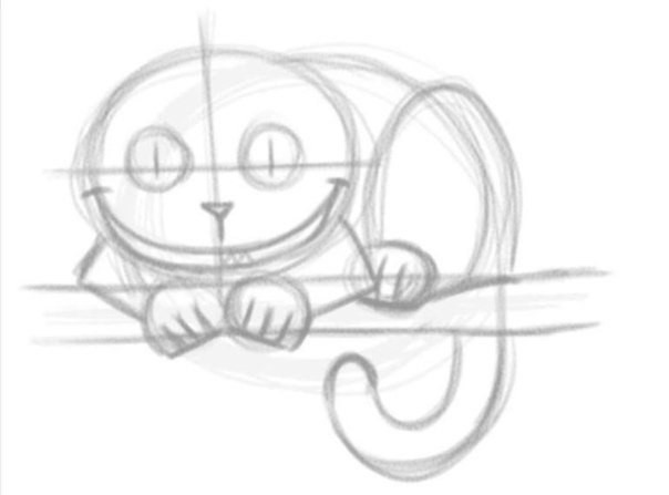 How to draw the Cheshire Cat