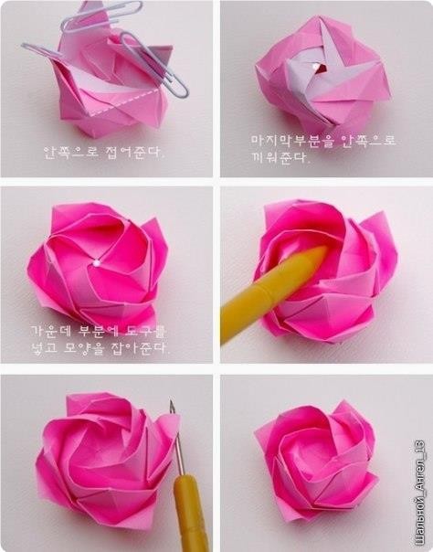How to DIY Pretty Origami Rose How to DIY Pretty Origami Rose