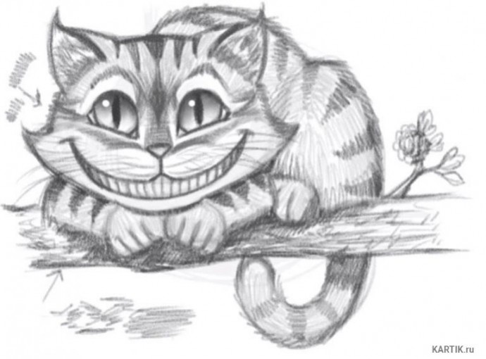How to draw the Cheshire Cat