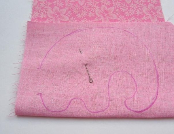 DIY Elephant Out of Fabric