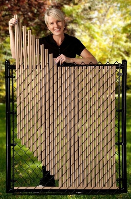 Fence weaving, Fence art, Chain link fence Fence weaving, Fence art, Chain link fence