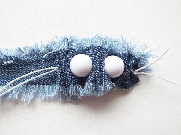 Denim DIY Wrap Bracelet Denim DIY Wrap Bracelet