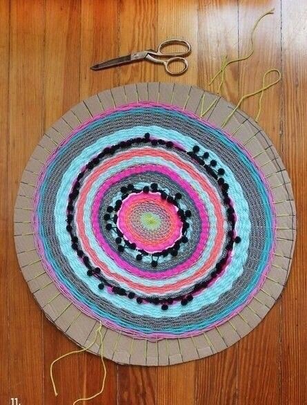 How to Make Woven Circle Mat