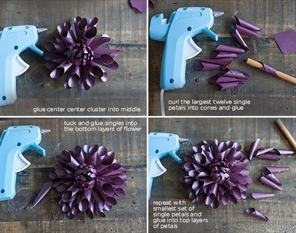 DIY Paper Peony by Lia Griffith