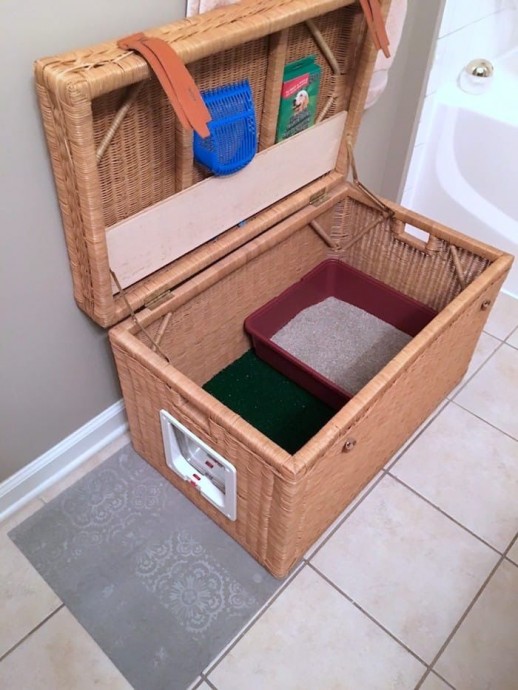 9 Clever Ways to Hide the Litter Box