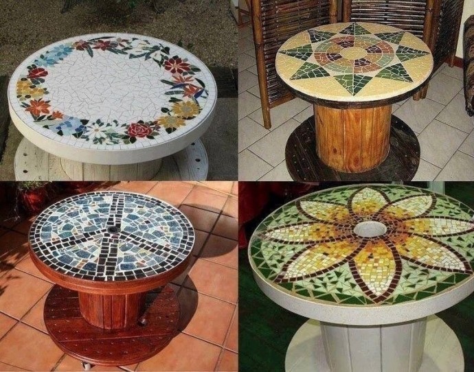 Creative Use of Recycled Pallet Cable Spools