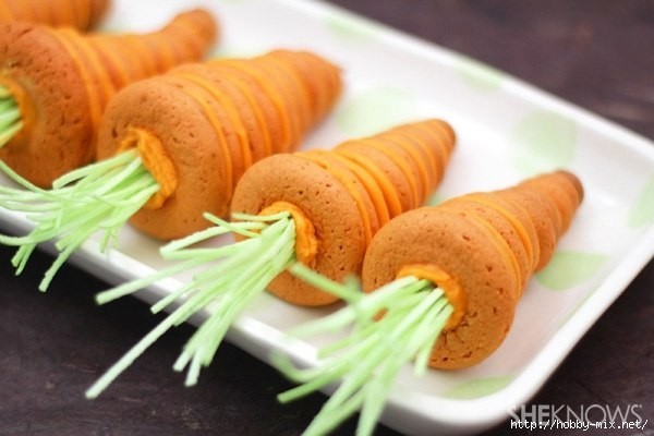 3D Stacked Cookie Carrots 3D Stacked Cookie Carrots
