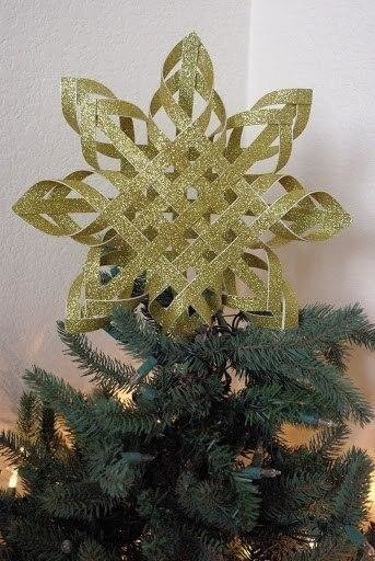 Woven Paper Tree Topper