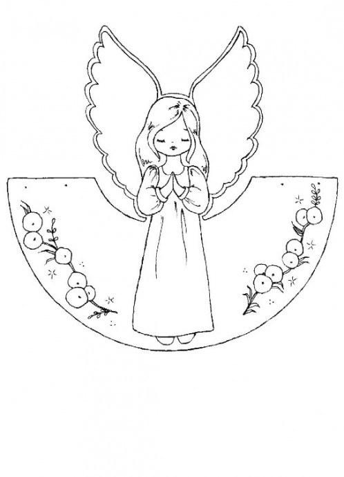 Christmas Angels Paper Dolls