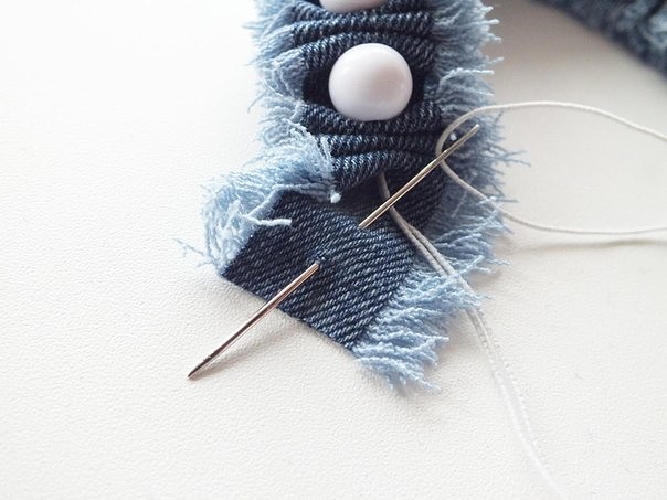 Denim DIY Wrap Bracelet Denim DIY Wrap Bracelet