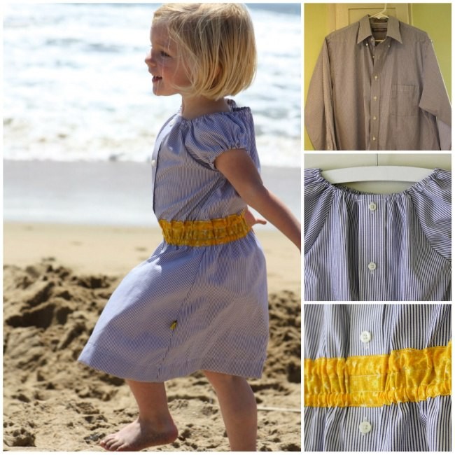 How to transform old shirts into adorable summer dresses for girls