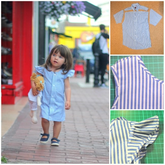 How to transform old shirts into adorable summer dresses for girls