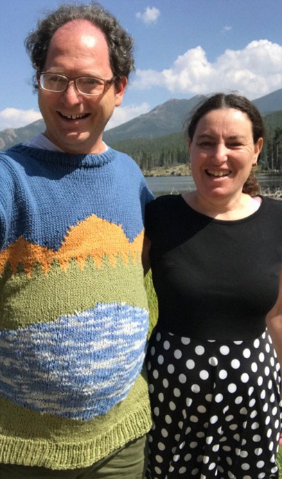 Guy Knits Sweaters Of Places And Then Goes To Those Places While Wearing Them. #3