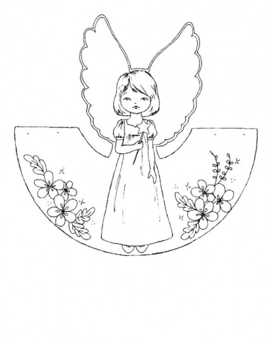 Christmas Angels Paper Dolls