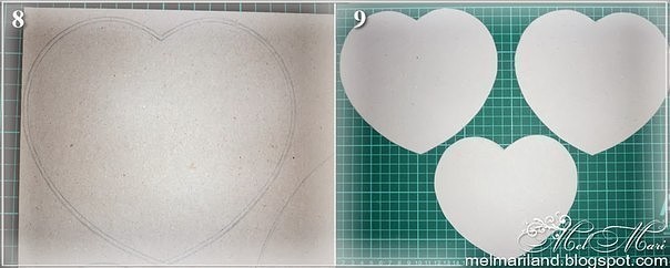 Jewelry Box in Heart shape (Reels of Adhesive Tape)