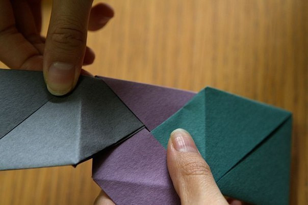 How to Make an Origami Cube Using 6 Pieces of Paper