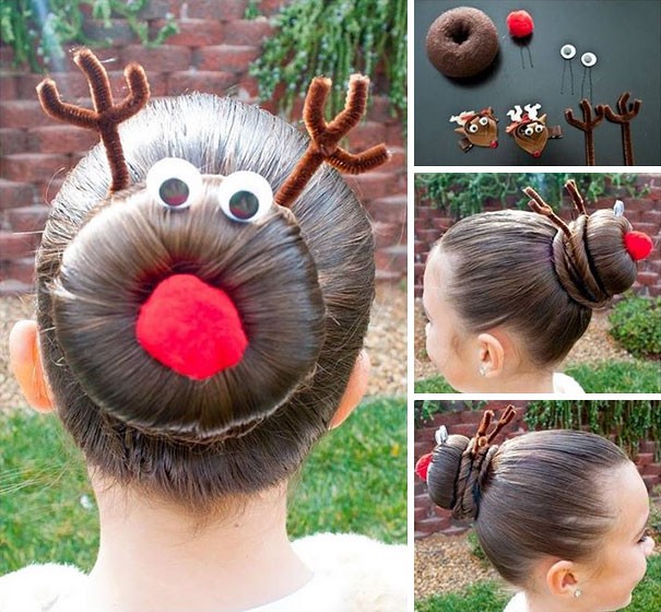 40 Most Creative Christmas Hairstyles Ever