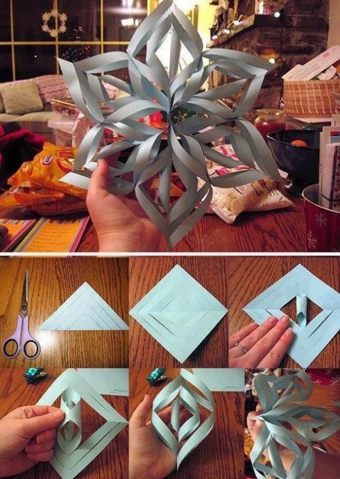 3D Paper Snowflake