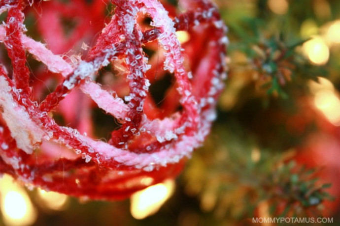 Yarn Ball Ornaments Made Easy