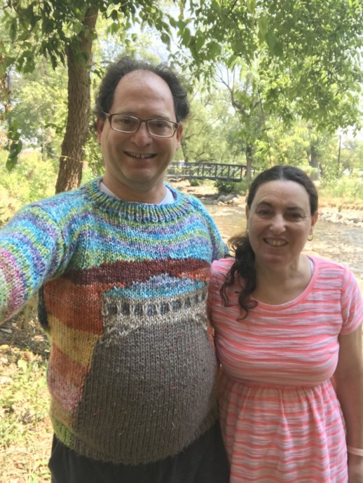 Guy Knits Sweaters Of Places And Then Goes To Those Places While Wearing Them. #3